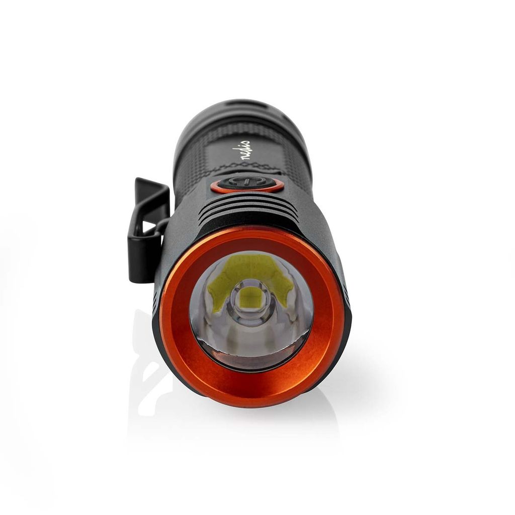 Nedis LED-Taschenlampe - Batteriebetrieben - 3.7 V DC - 20 W - Batterie mitgeliefert 1 - Wiederaufladbar - Nennlichtstrom: 2000 lm - Lichtbereich: ...