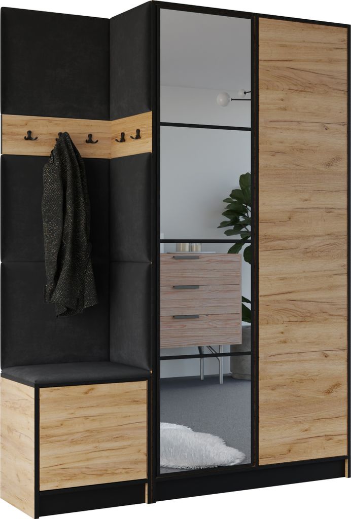 KIER FURNITURE Kleiderschrank EDEN, Schlafzimmer Schrank, Produktbild 