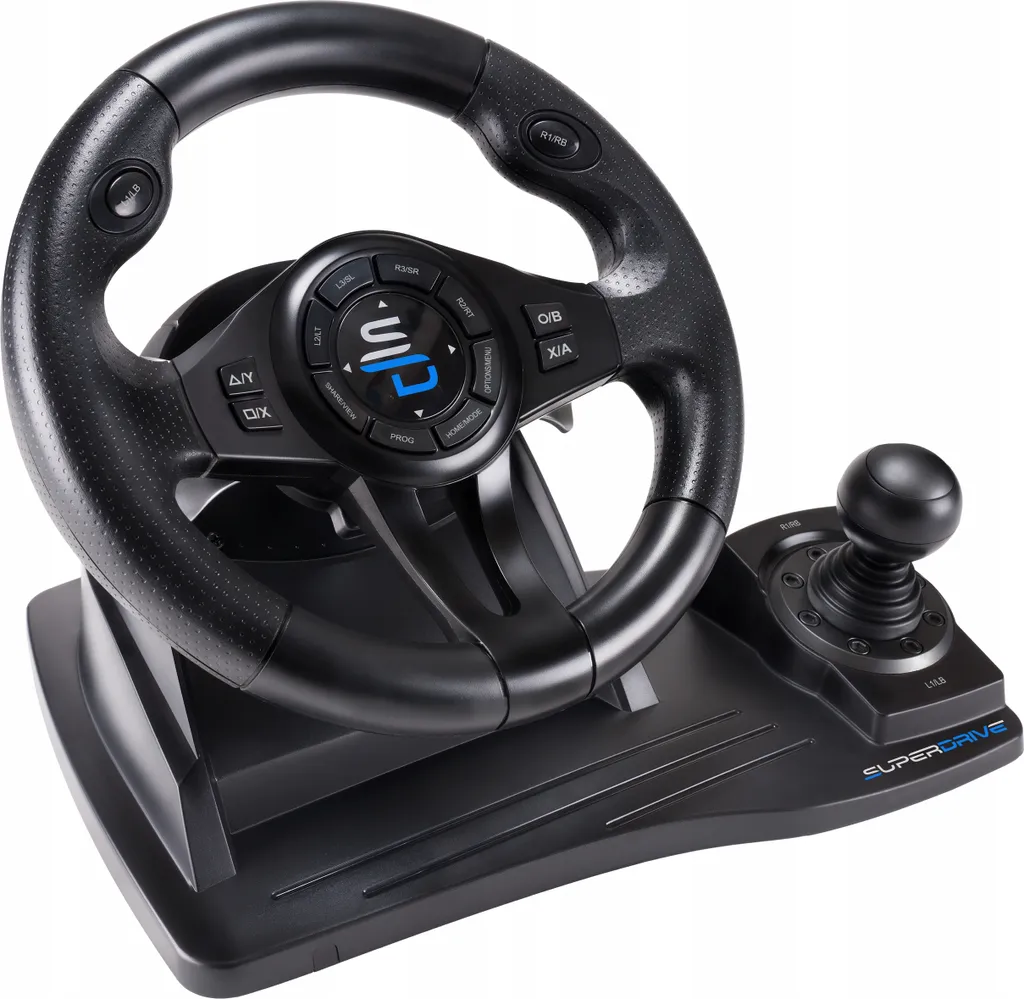 Set Racing Superdrive GS550: Volante e Pedali Programmabili Multi-Piattaforma - 12