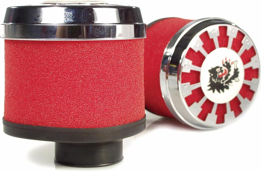 Luftfilter Malossi E13 Ø 60mm abgewinkelt 25° PHBG 15/21, PHBL 20/26 mit Gewinde