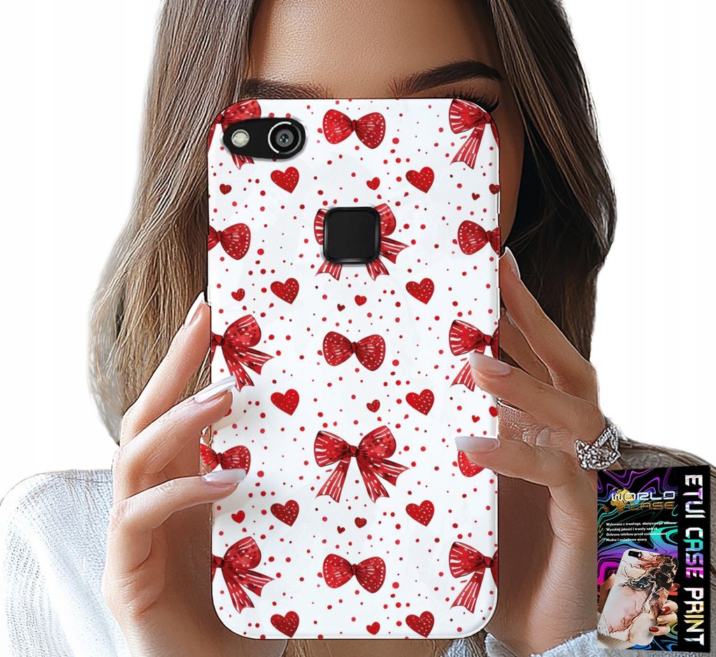 Fall Für Huawei P9 Lite 2016 - Rote Bänder Schleife Mode-Designs