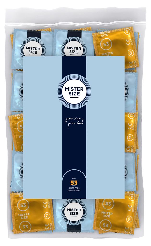 100er Mister Size Kondome - 53mm - deine individuelle Größe Produktbild 