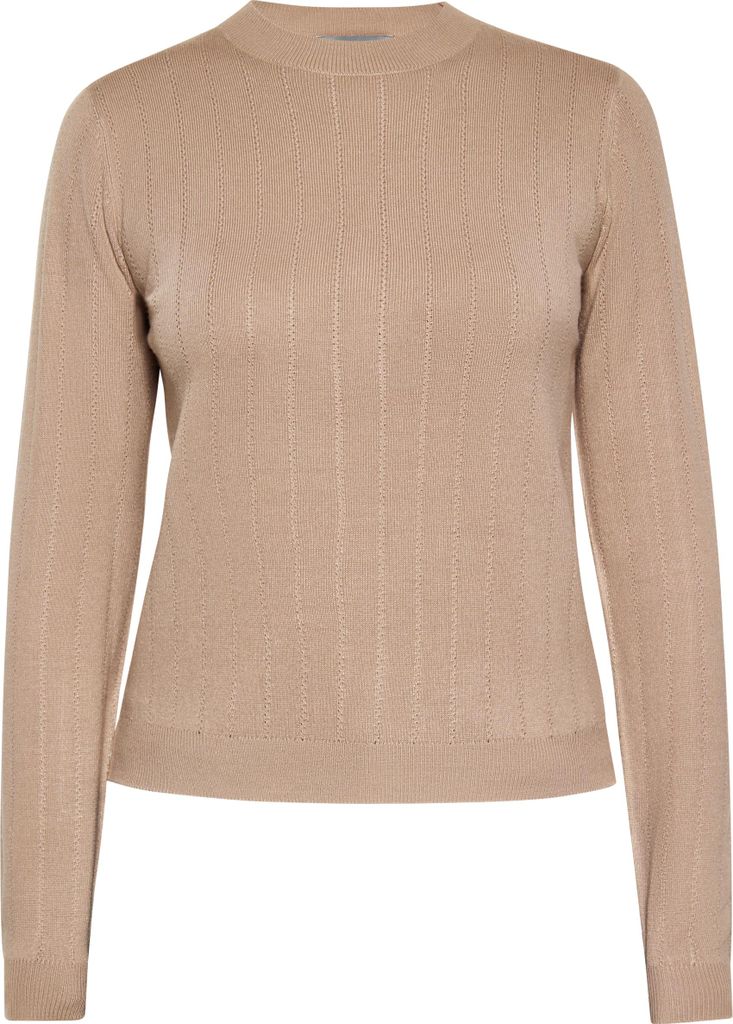 ALBEE damen pullover - taupe, L