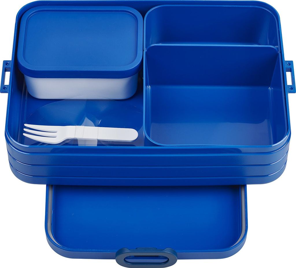 Mepal - Bento Brotdose Large TAB - Brotdose mit Bento Box - Für 2 Sandwiches oder 4 Brotscheiben - Lunchbox für kleine Snacks & Reste - Brotdose ...