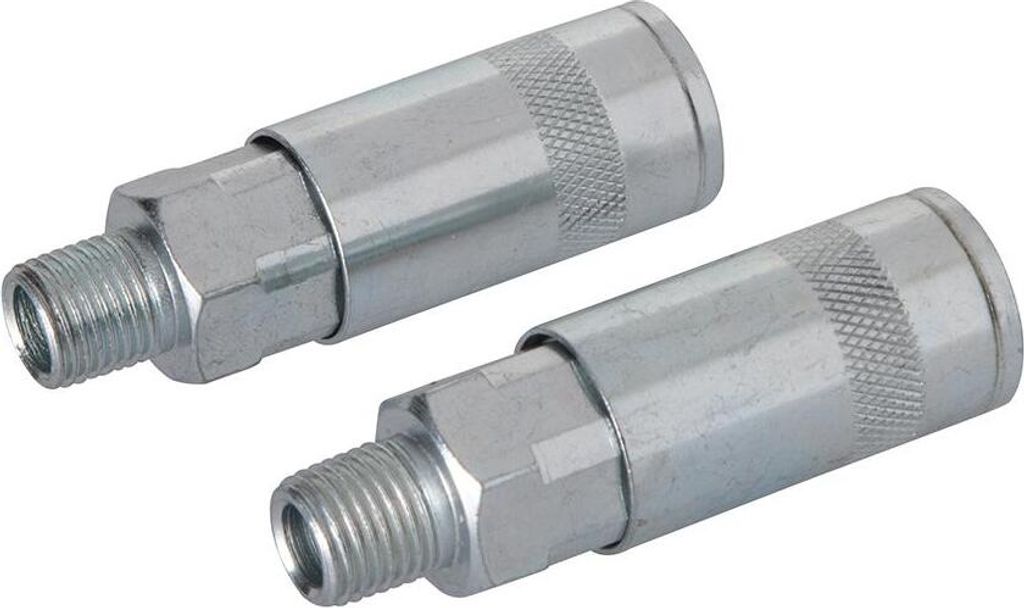 Silverline Bajonett-Druckluftkupplung, 2er-Pckg. 6 mm (1/4') BSP