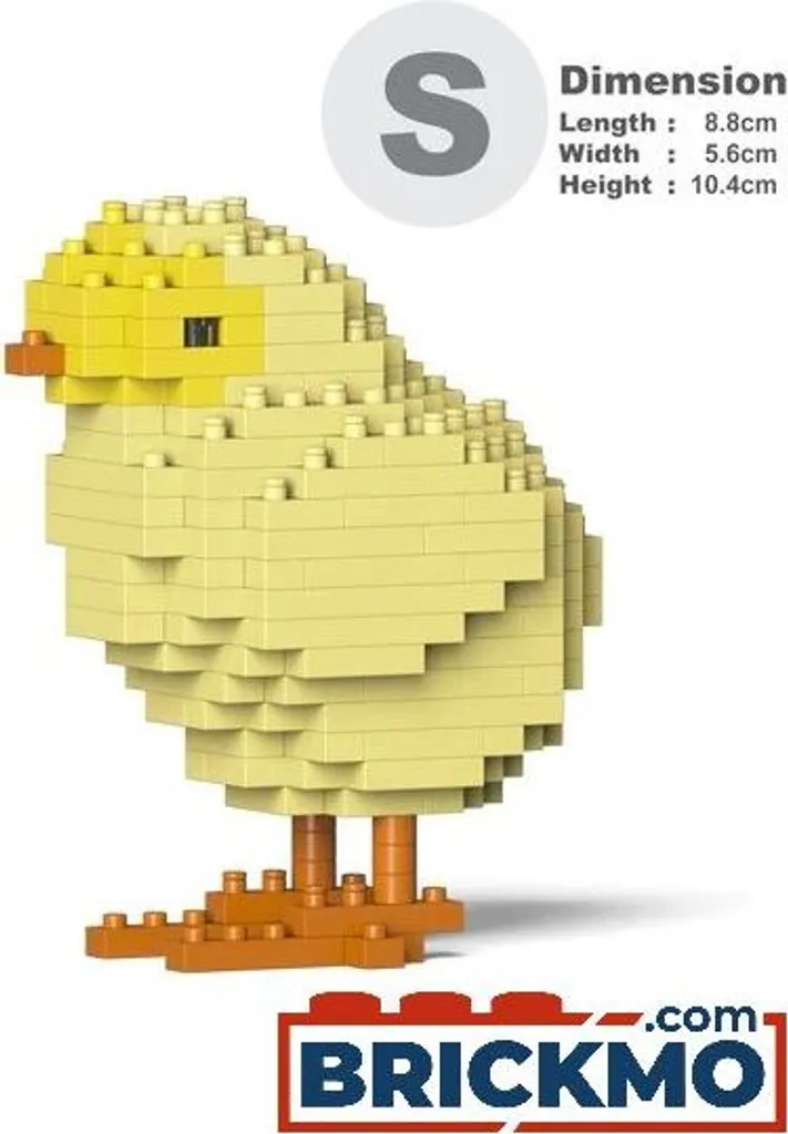 JEKCA Bricks Chick 01 ST19BD06 - Jeu de construction poussin jaune