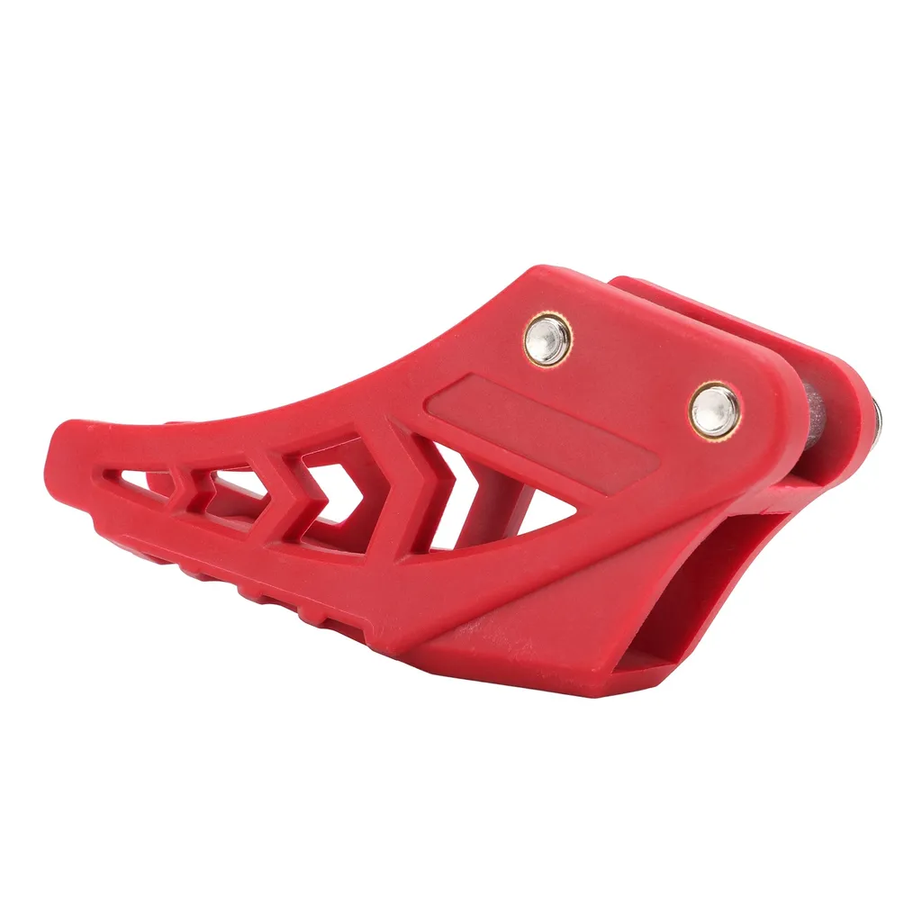Guide de chaîne moto universel en aluminium CNC renforcé Noir