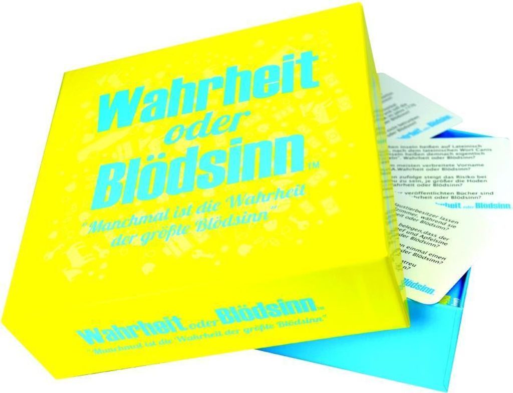 Wahrheit oder Blödsinn? (Kartenspiel) Produktbild 