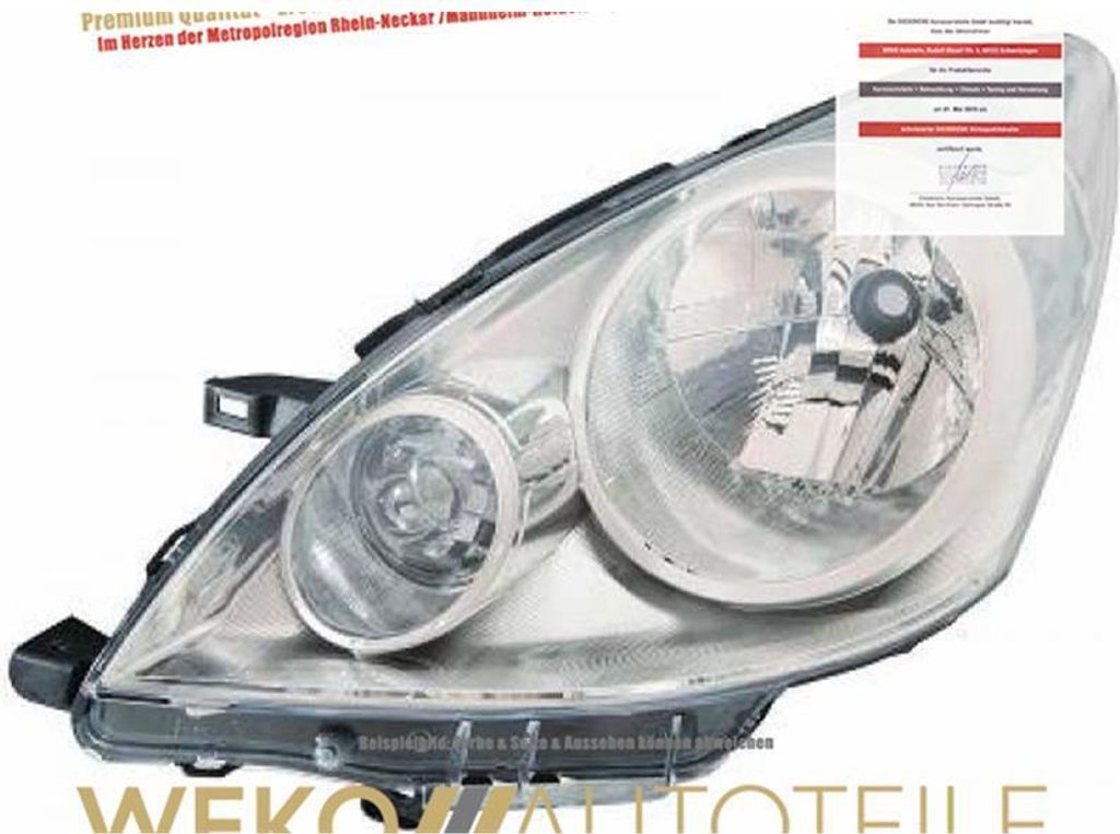 Scheinwerfer links DIEDERICHS 6035183 passend für NISSAN