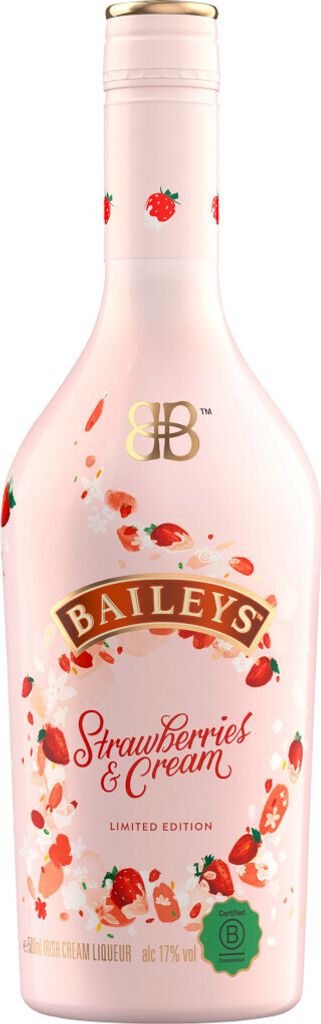 Baileys Strawberries and Cream Irish Cream Likör Flasche Obrázok produktu 