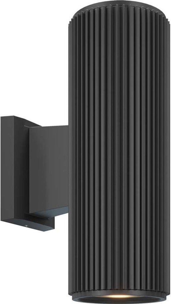 Lampa ścienna, czarny metal, IP54, gniazdo E27, wysokość 26 Zdjęcie produktu 