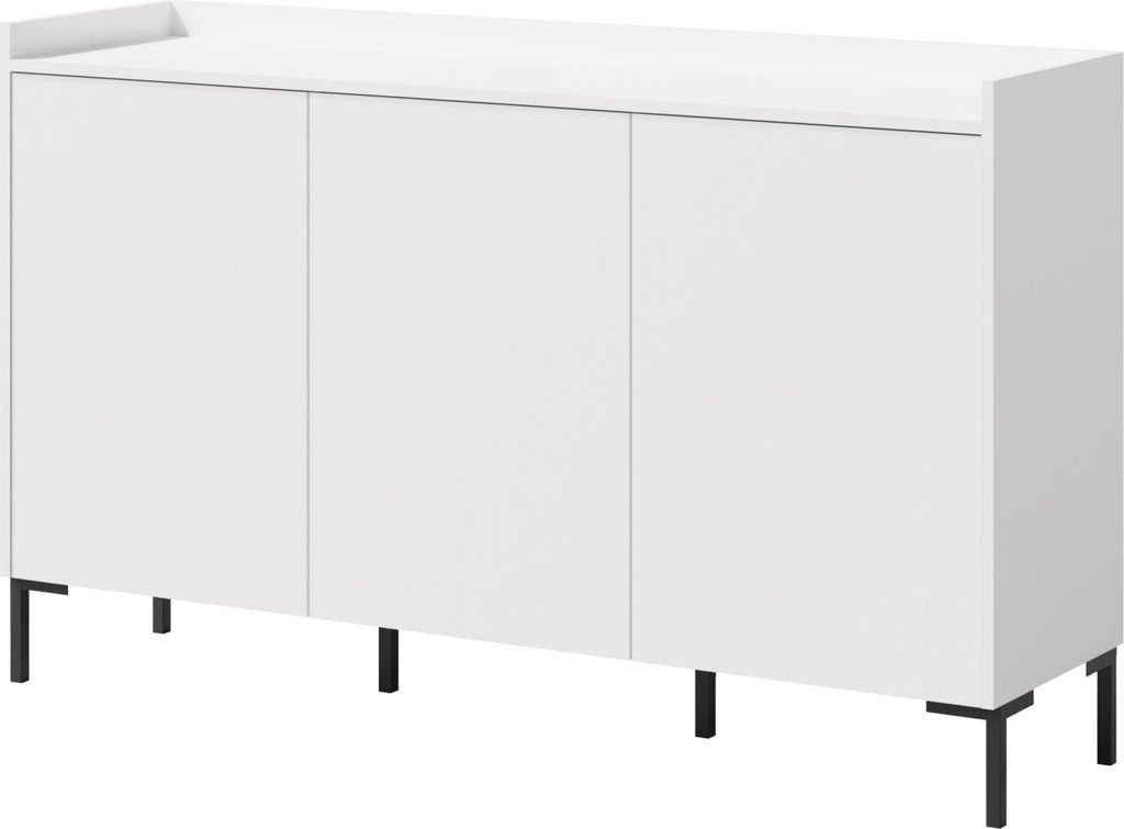 Kommode mit Klapptüren Liam 3D 150 Weiß