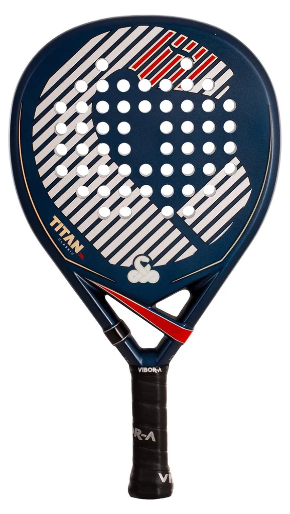 Vibor-a Titan Junior Classic Bleu Raquette de Padel pour Enfant Légère