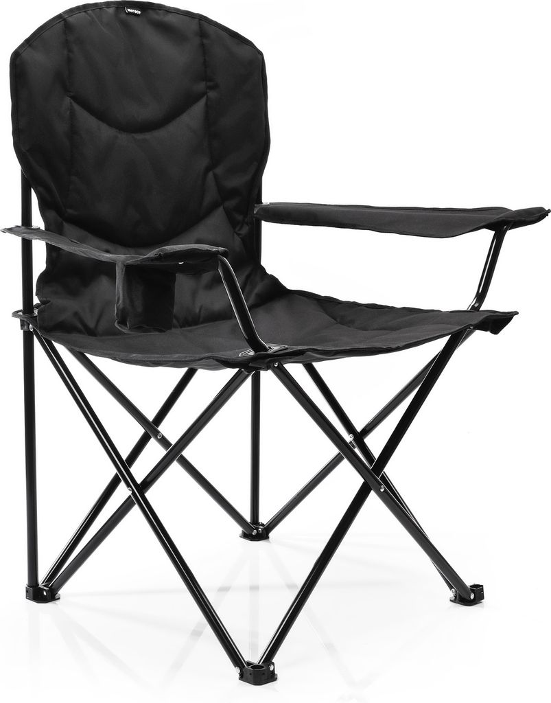 Meteor Hiker Campingstühl, klappstuhl für camping schwarz
