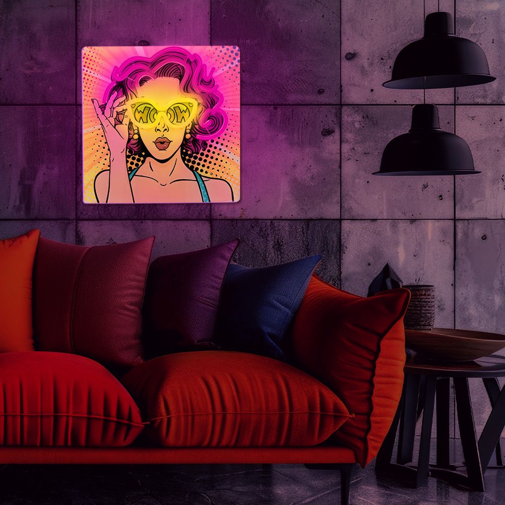 Forever Light LED Neon Art Wandkunst Wanddekoration Produktbild 