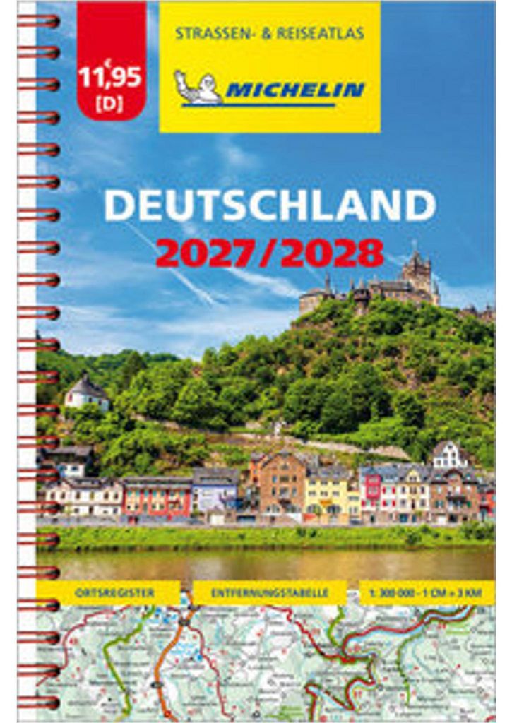 Michelin Kompaktatlas Deutschland 2027/2028 Produktbild 