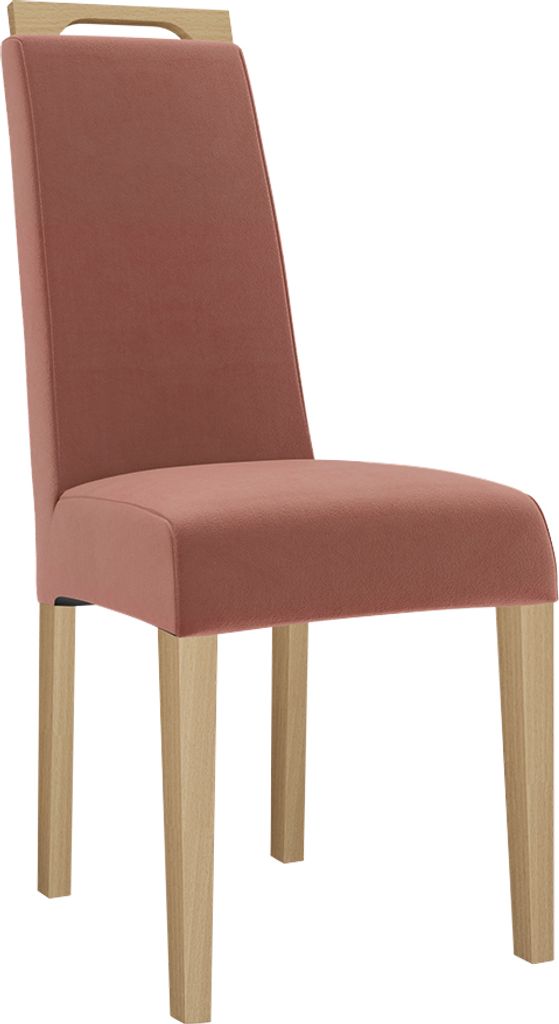 MIRJAN24 Polsterstuhl K79, Esszimmerstuhl aus Buchenholz, 59x45x100 cm, Stuhl (Holzfarbe: Buche, Stofffarbe: Magic Velvet 2258)