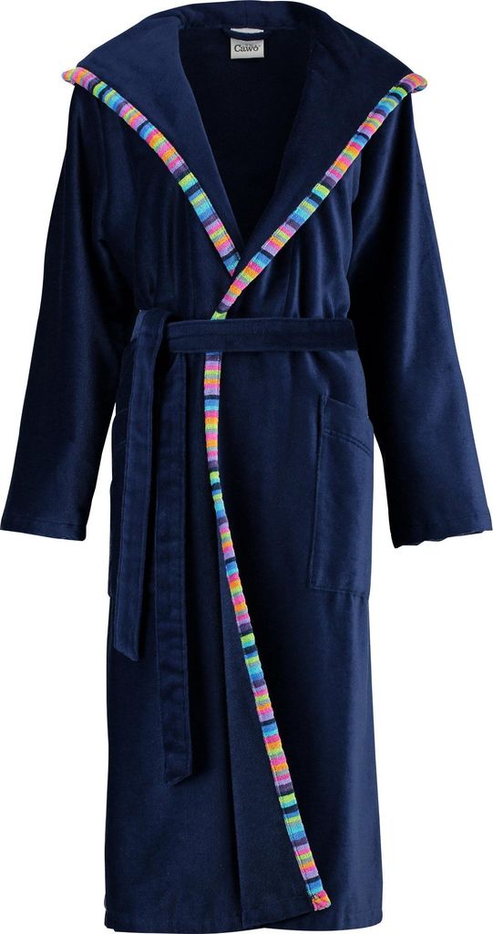 Cawö Damen-Kapuzenmantel 840 Farbe marine Größe 38