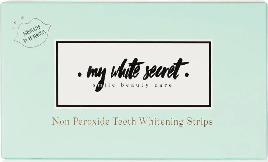 Bandes de Blanchiment Dentaire Sans Peroxyde My White Secret 14 Jours