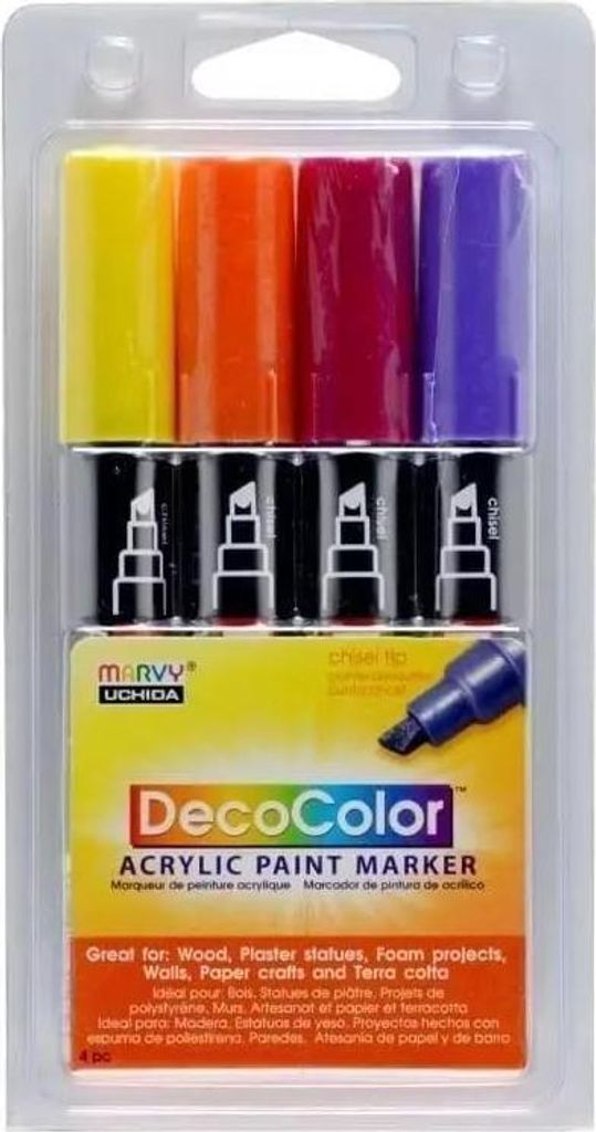Acrylmarker Bright 4 Farben (Schul- und Schrein - Marker)