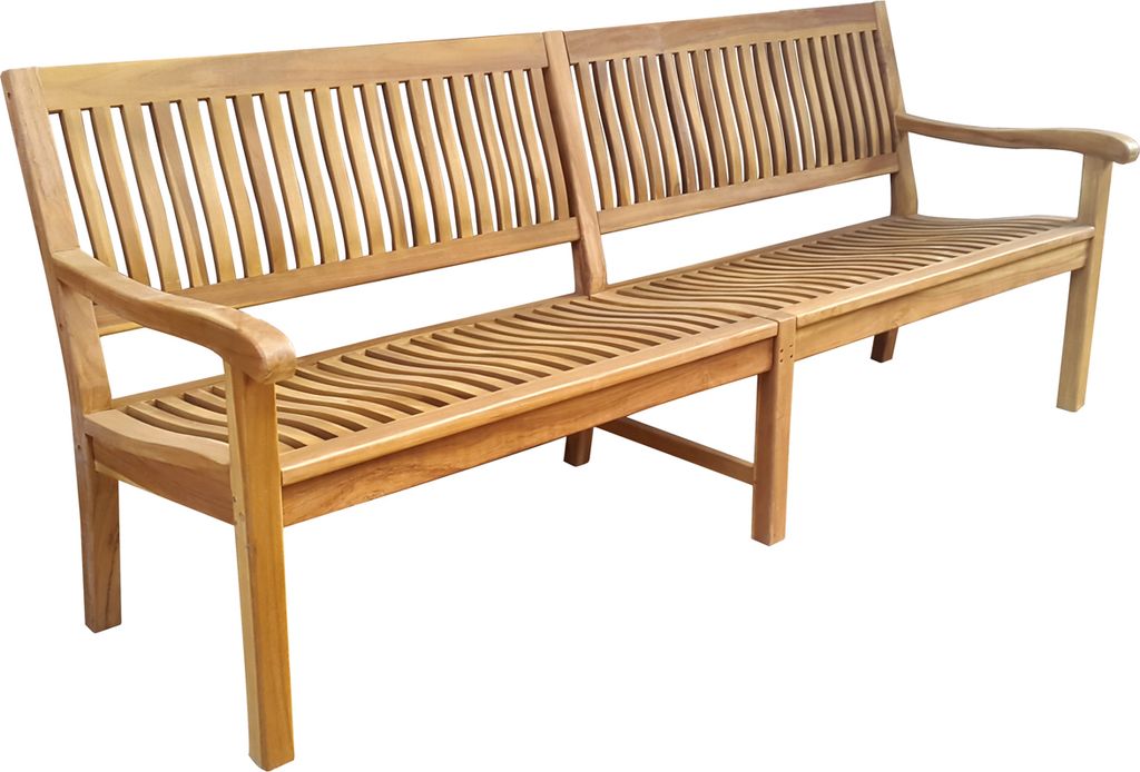 XXL Premium Teak Gartenbank Sitzbank Holzbank Teakbank Produktbild 