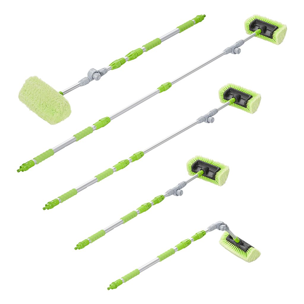 Alu Teleskop Waschbürste 119-203 KFZ Autowaschbürste Bürste LKW PKW Felgenbürste AS