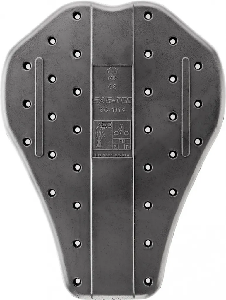 Dorsale GMS Sas-Tec SC-1 Noir M : Protection Dos Flexible et Légère