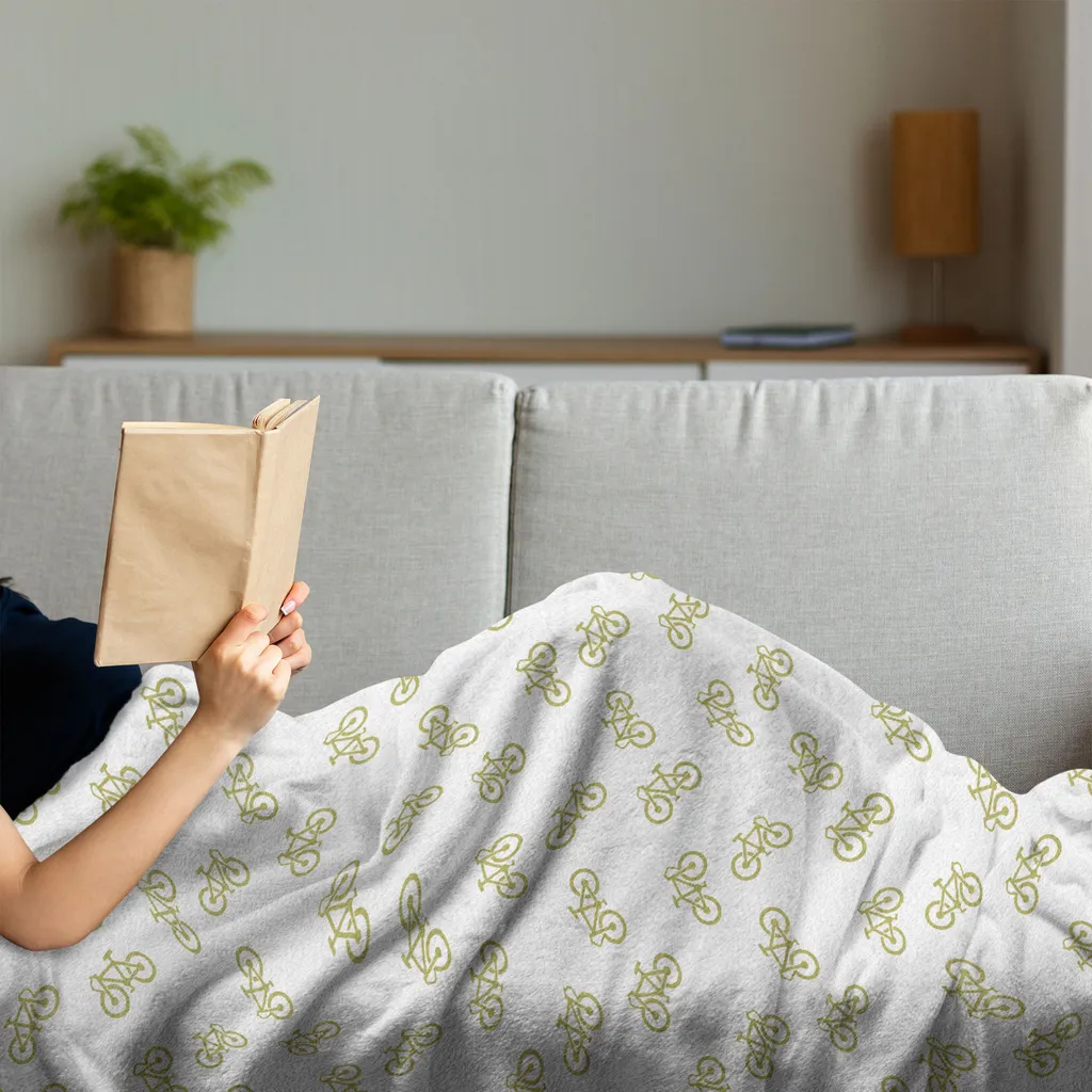 Coperta Pile Flanella ABAKUHAUS Cachi Bicicletta 175x230cm | Offerta - 2