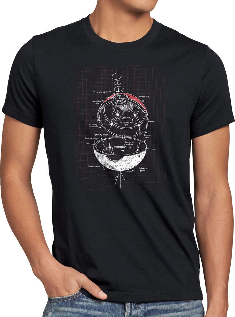 A.N.T. Mosterball Scribble Herren T-Shirt monster spiel online