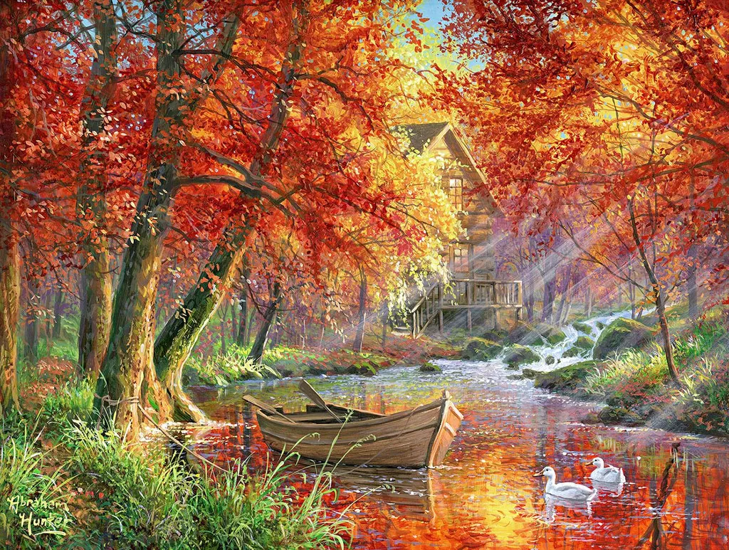 Puzzle 500 pièces Matin animé : fini l'ennui avec ce défi visuel coloré