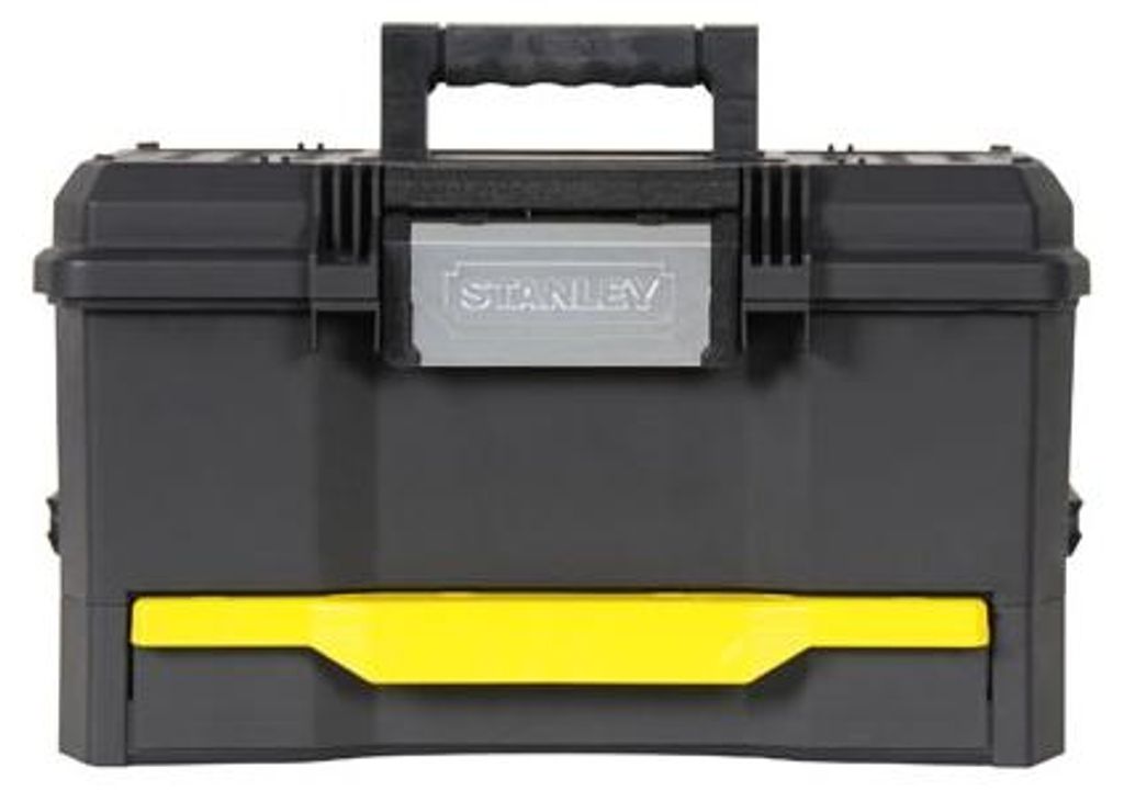 Werkzeugbox Kunststoff m Schublade 1-70-316 (schwarz) Produktbild 