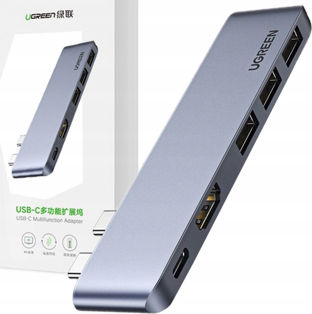 Ugreen Multifunkčný rozbočovač typu C pre Macbook Pro / Air Obrázok produktu 