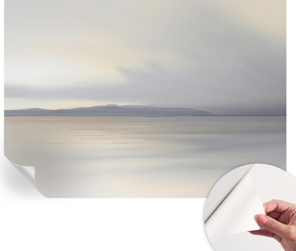 Selbstklebende Wandtapete - Dekorative Tapete für Wohnzimmer - Klebefolie für Wandbilder - Tapetenfolie für Wanddekoration - 208x146 cm - Harmon...