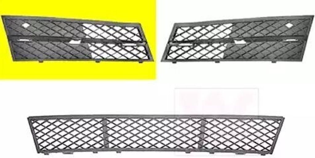 VAN WEZEL Lüftungsgitter Grill Stoßfänger für BMW 5 Touring (F11)