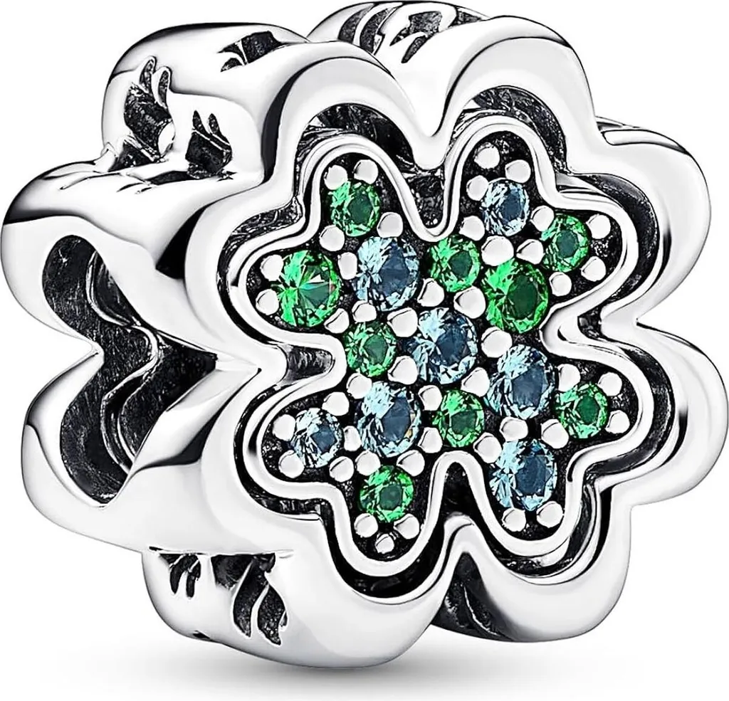 Pendentif Trèfle Pandora : Le Bijou Séparable Anti-Ternissement en Argent