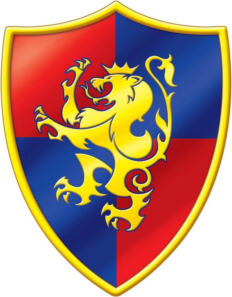 Ritterwappen Cutout aus Pappkarton