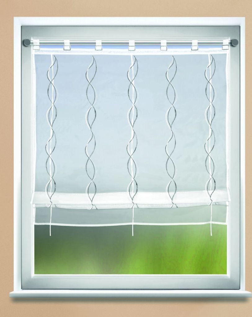 Neusser Collection Bändchenrollo Simone grau, 80 x 120 cm