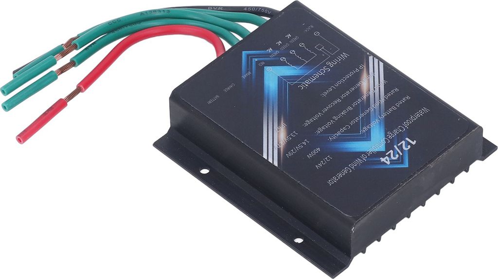 Windgenerator-Controller, Aluminiumlegierung, wasserdicht, Windturbinen-Controller, 400 W, 12 V, 24 V