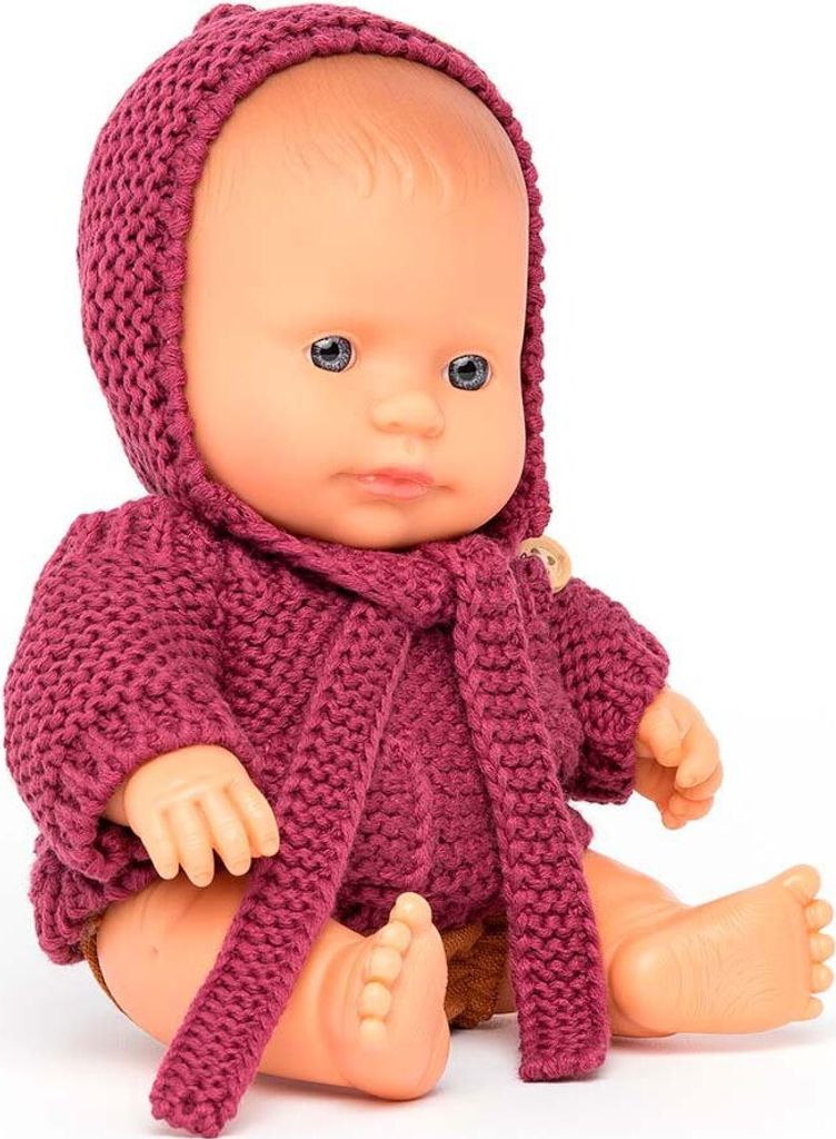 MINILAND Babypuppe Europäischer Junge 21 cm
