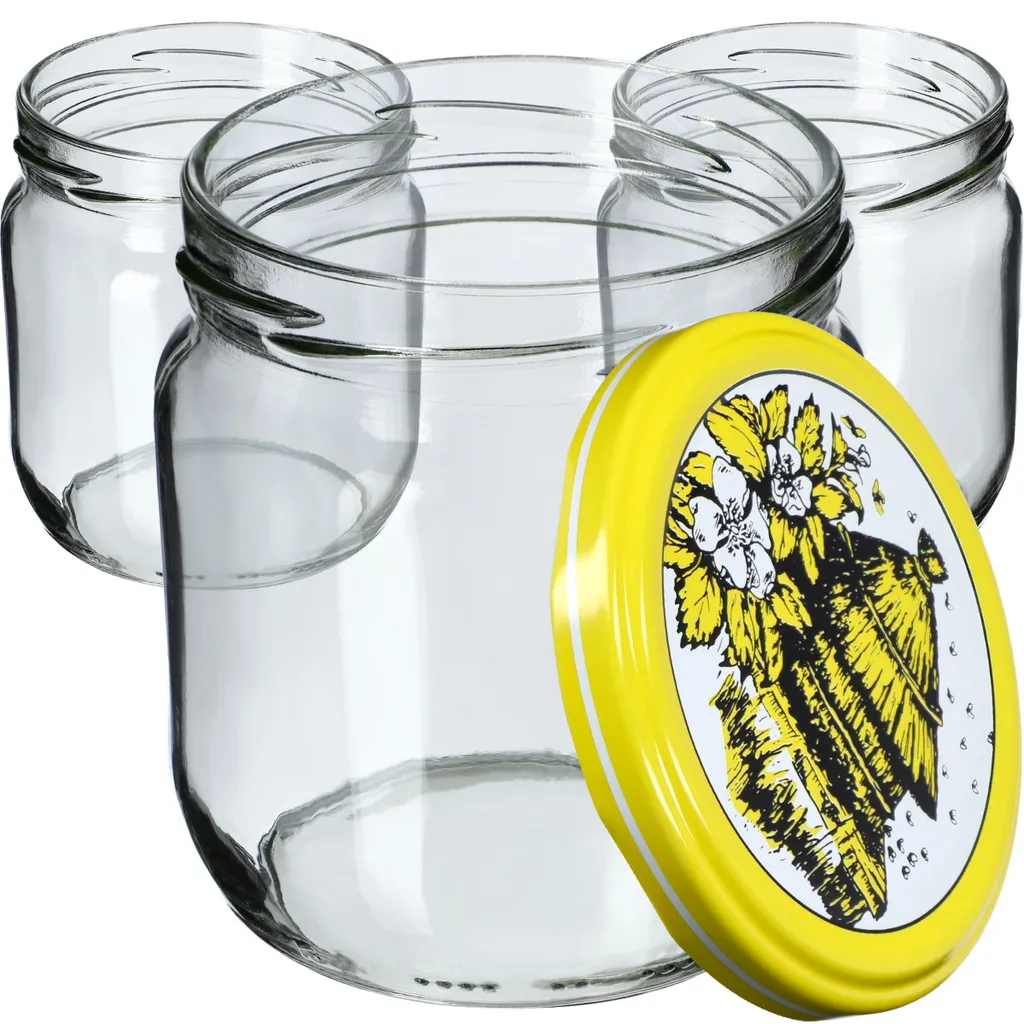 12 Vasetti KADAX Salla 425ml: Barattoli Decorativi per Regali e Cucina - 9