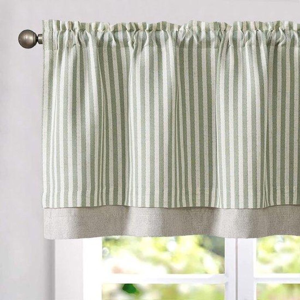 Doppelte Linnen Jalousie für Küchenfenster kleine Jalousie für Fenster ohne Sicht für Landhaus Bistro-Jalousie für Esszimmer 1 Stück 125 x 45...