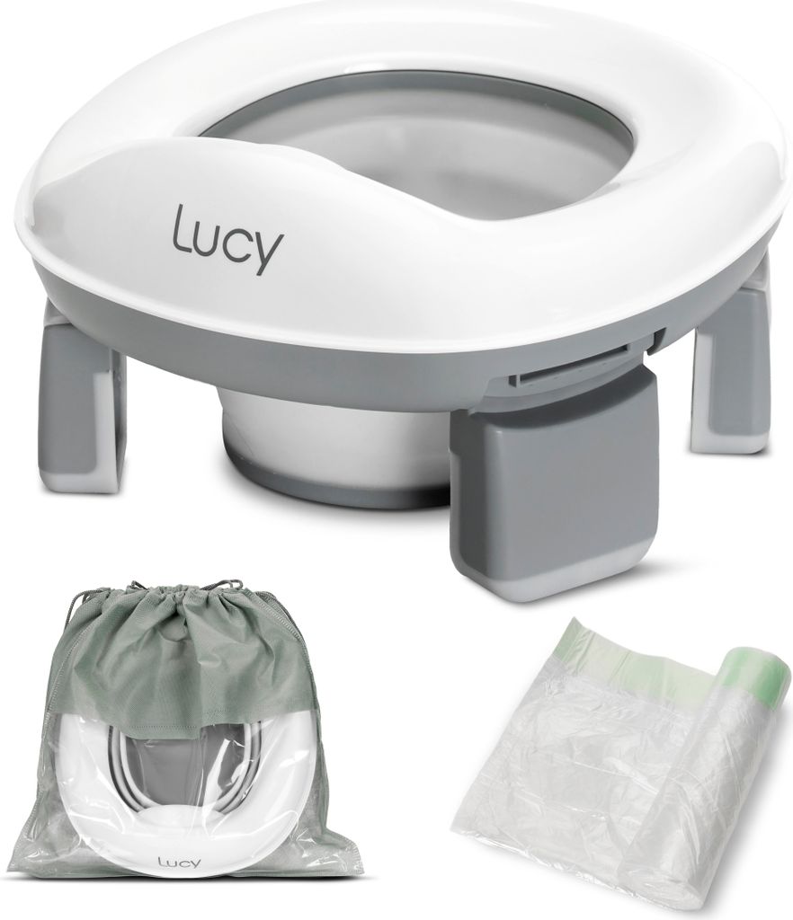 Lorelli Töpfchen Lucy 2 in 1 faltbar Toilettensitz Produktbild 