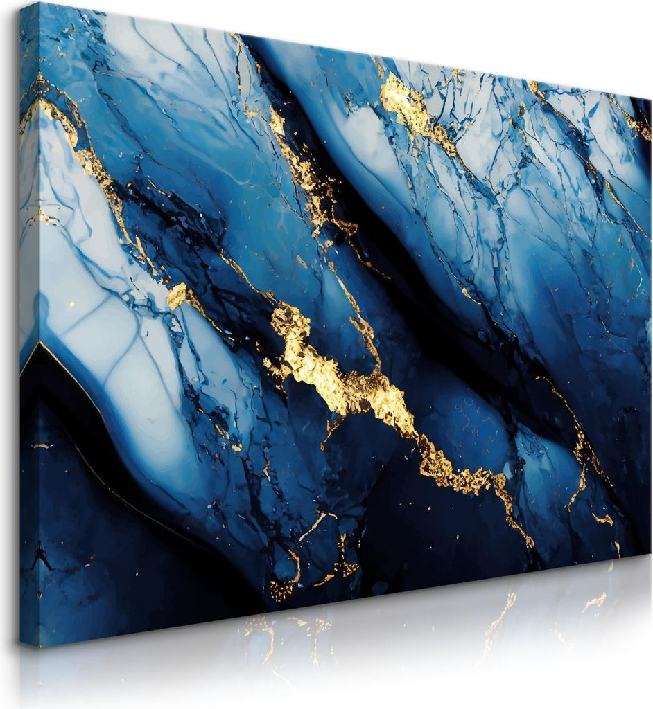 Muralo Leinwandbild Canvas MARMOR Abstraktion Moderne Muster Glamour Stil Br. 70cm x Hö. 50cm