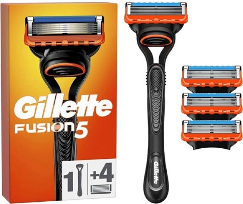 Maszynka Na Wkłady Gillette Fusion 5 Rączka + 4 Wkłady Zdjęcie produktu 