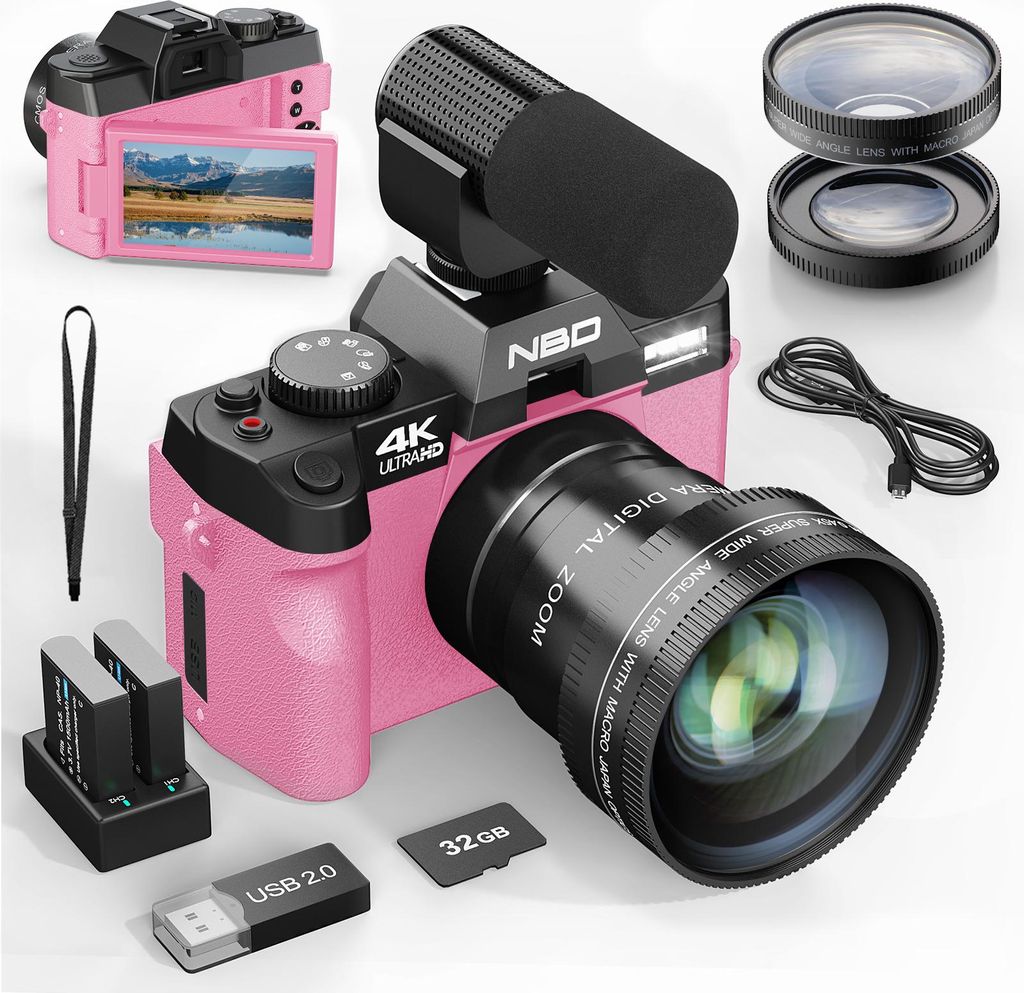 NBD 4K-Video 30fps & 48MP Digitalkamera – Perfekt für Produktbild 