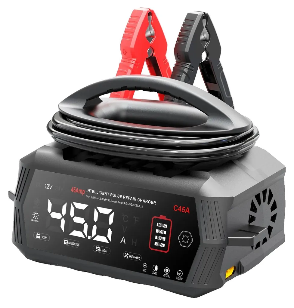Chargeur de batterie automatique 45A avec prise EU - Série Smart Power