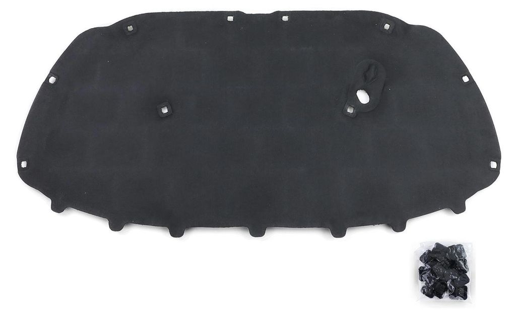 Motordämmmatte Dämmmatte Motorhaube Matte Clips für VW Polo 6R ab 2009-2014