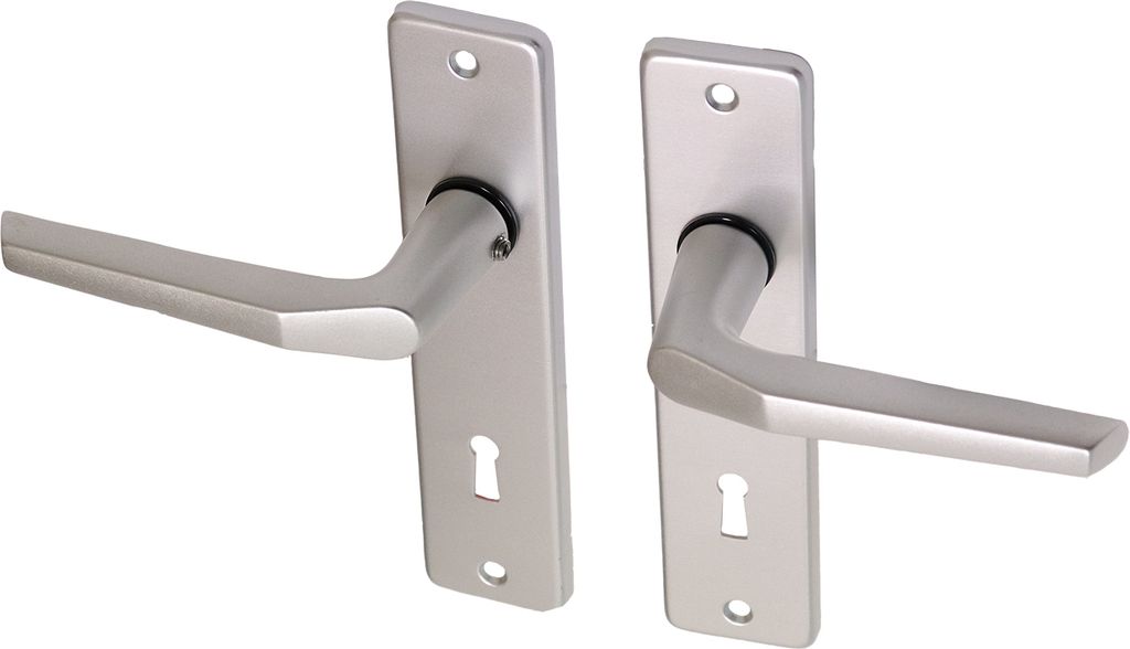 Türgriff mit Schild Aluminium Daumen Modell - Pro Set