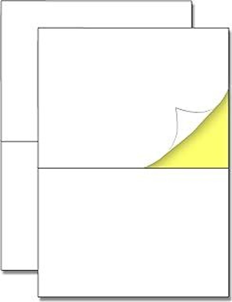 40 Blatt - Etiketten Selbstklebend Bedruckbar, Klebetiketten Versandetiketten Aufkleber A4 (210 x 148,5mm, A5)