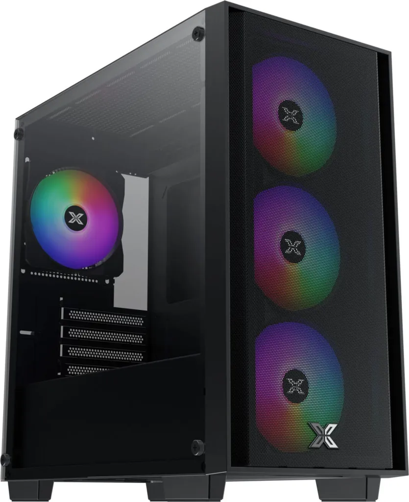 Boîtier PC Micro-ATX Xigmatek NYX Air II pour Setup Gaming Compact Noir